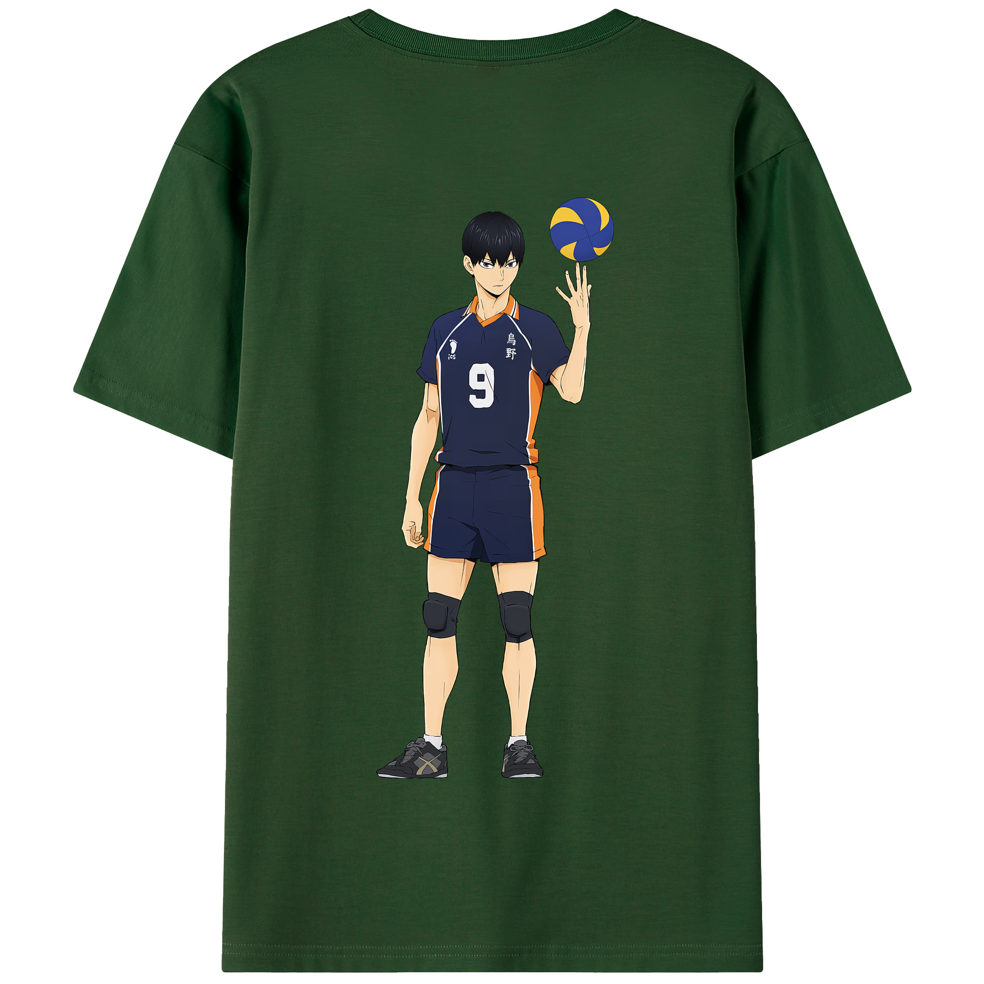 （画像用） ハイキュー!! Haikyu!! 綿100％半袖Tシャツ（背面プリント）